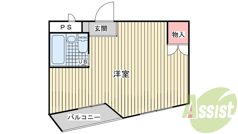 2階の間取り図