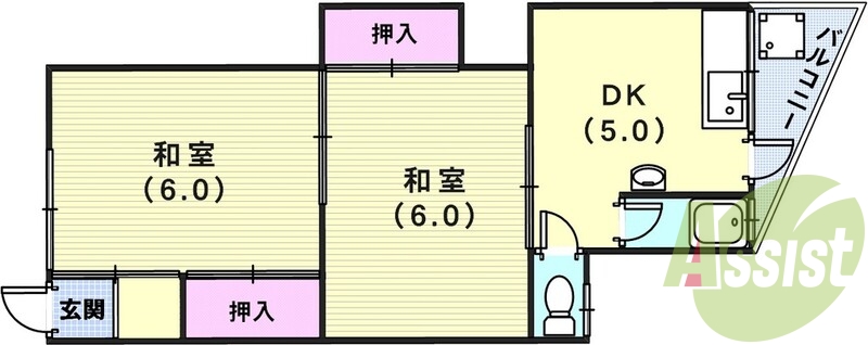 広々間取りでゆったり過ごせます