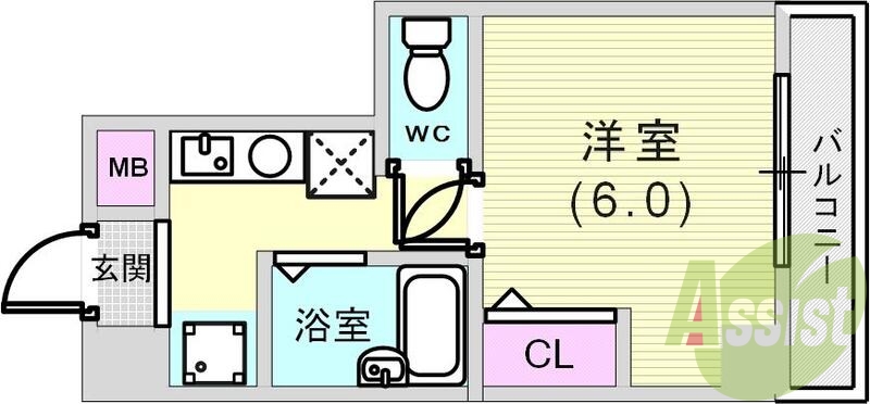 使いやすい間取です。