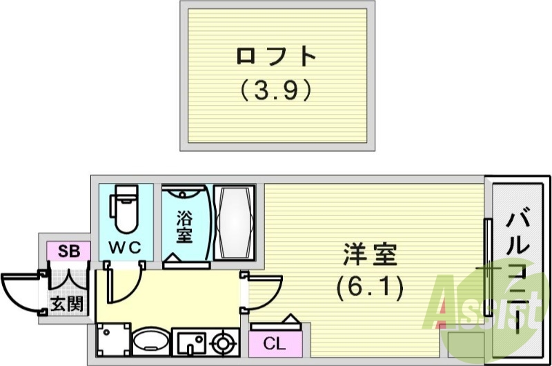 11階の間取り図