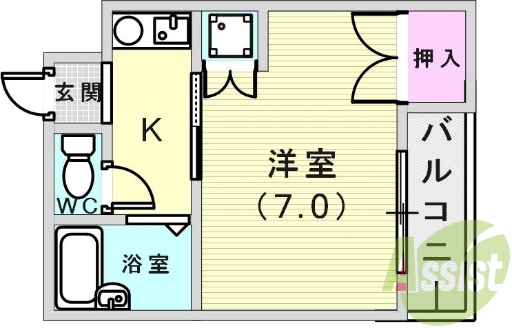 3階の間取り図