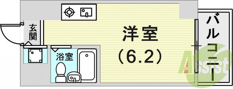 単身向けのマンションです