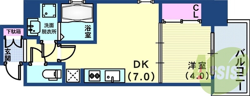 10階の間取り図