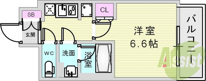 インターネット無料のマンションです