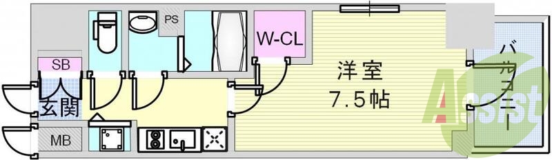 使いやすい間取りです