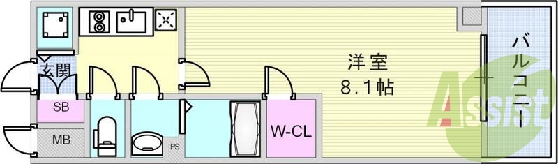使いやすい間取りです