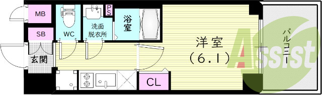 14階の間取り図