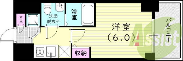 9階の間取り図