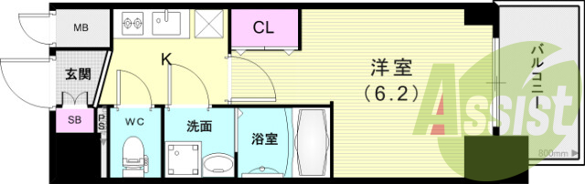 15階の間取り図