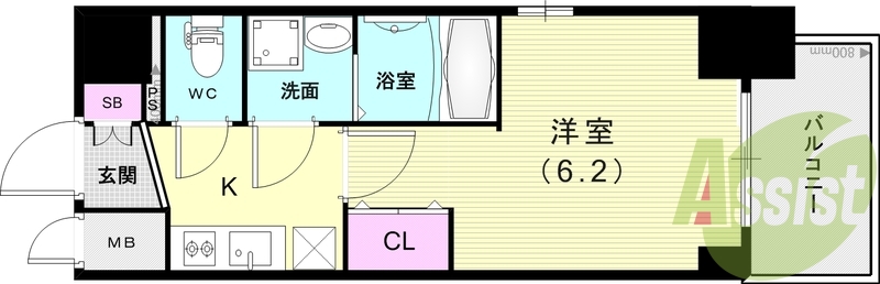 13階の間取り図