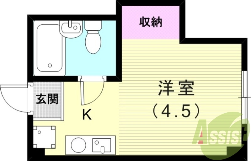 5階の間取り図