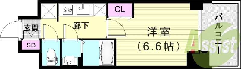 11階の間取り図