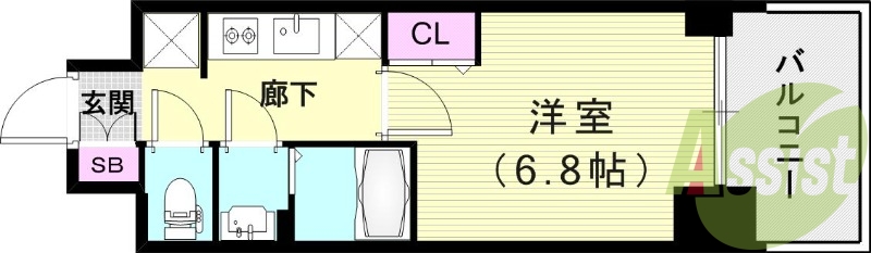 11階の間取り図
