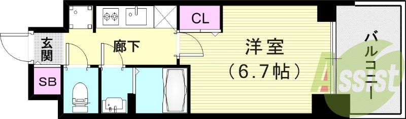 15階の間取り図