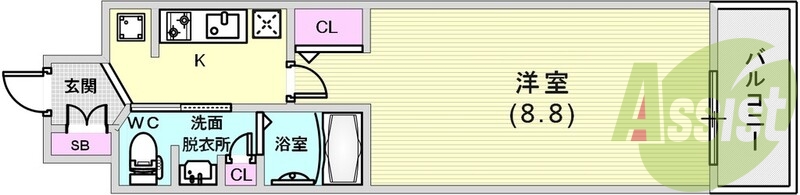 使いやすい間取です。