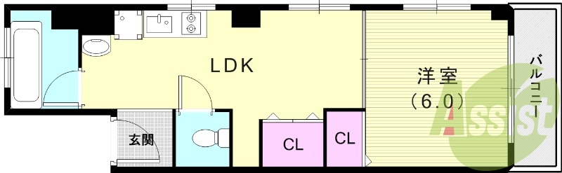 5階の間取り図