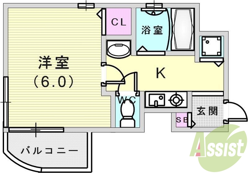 11階の間取り図