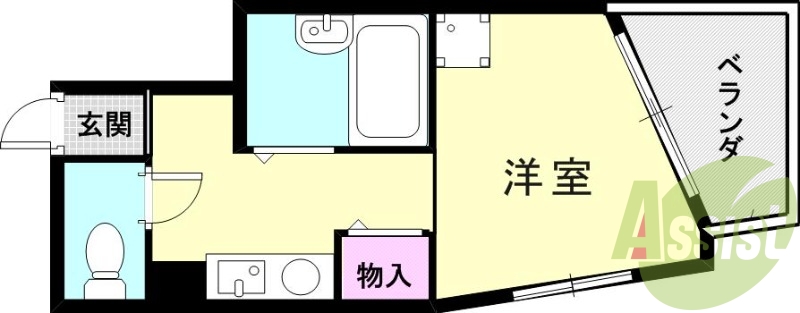 2階の間取り図