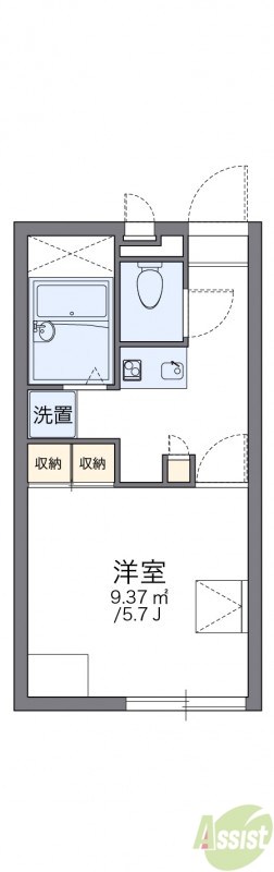 2階の間取り図