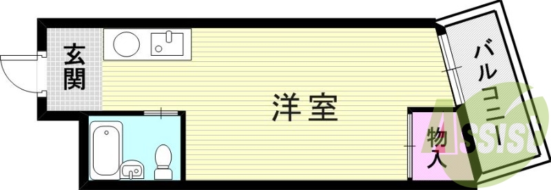 1階の間取り図