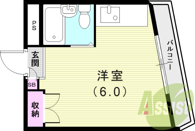 3階の間取り図