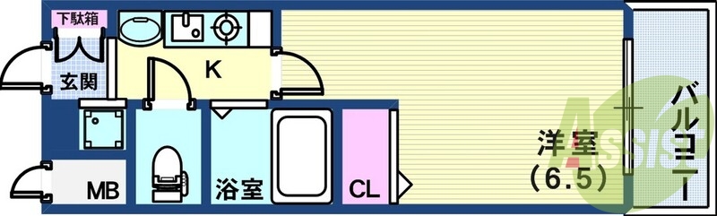 13階の間取り図