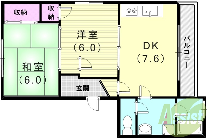 3階の間取り図