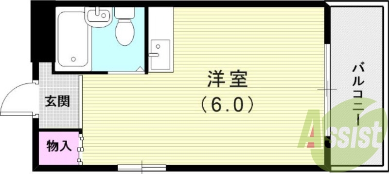 4階の間取り図