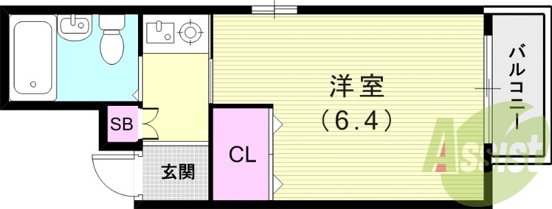 3階の間取り図