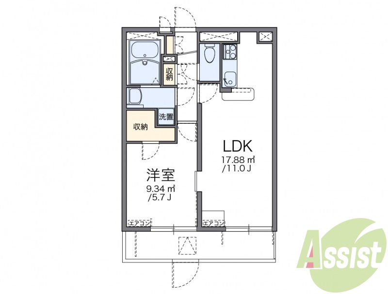 代表的な間取のため実際の間取とは異なる場合があります