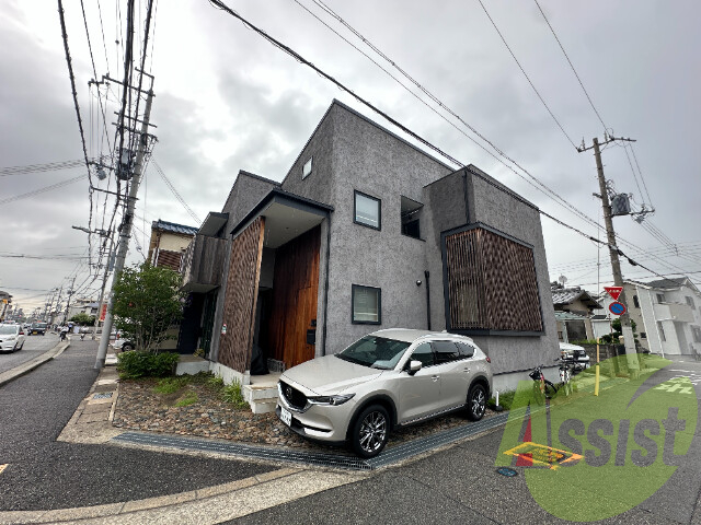 明石市旭が丘の賃貸アパートの外観