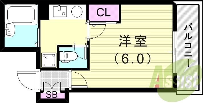 2LDK(74.86平米）モニター付ドアホン・エアコン