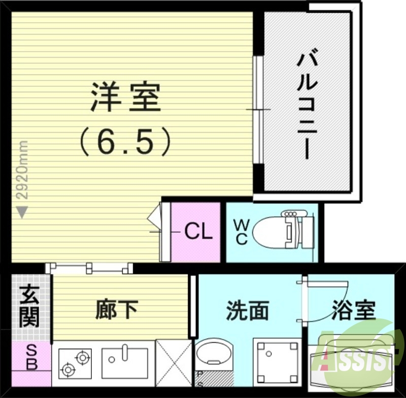 3階の間取り図
