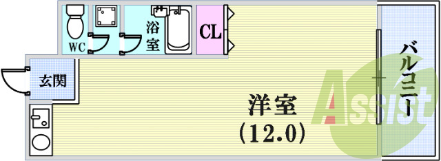 11階の間取り図