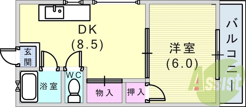 3階の間取り図