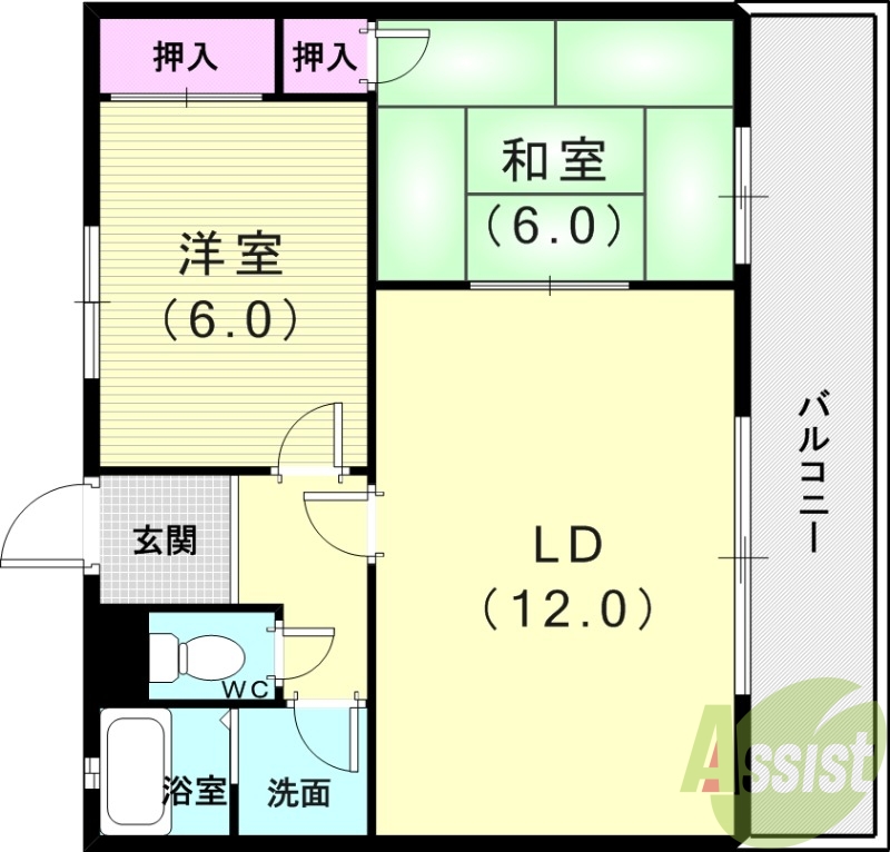 3階の間取り図