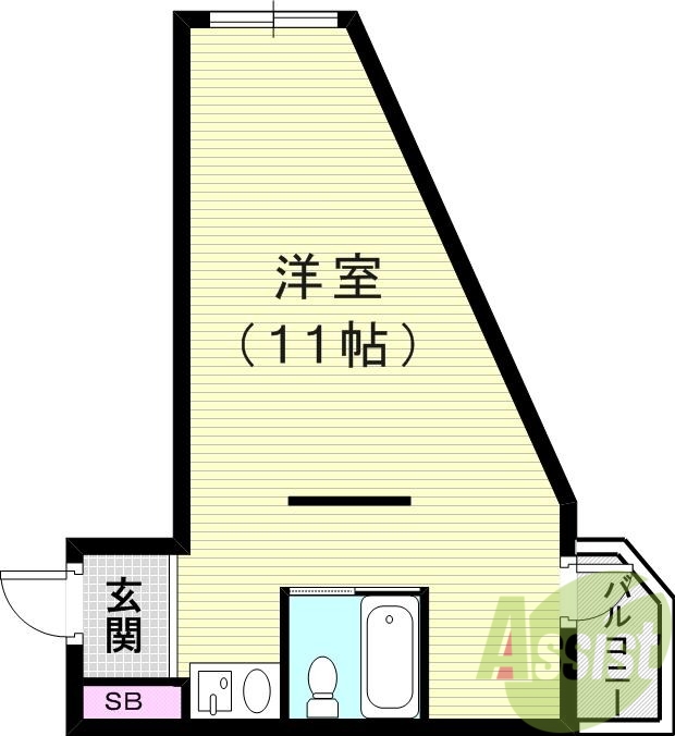 9階の間取り図