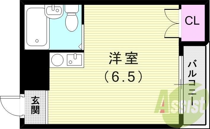 2階の間取り図