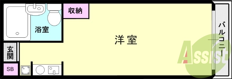 2階の間取り図