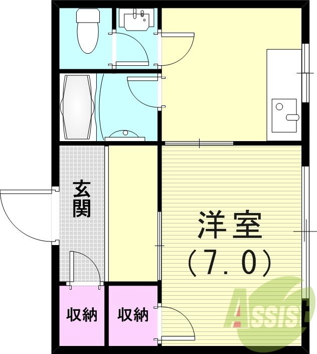 3階の間取り図
