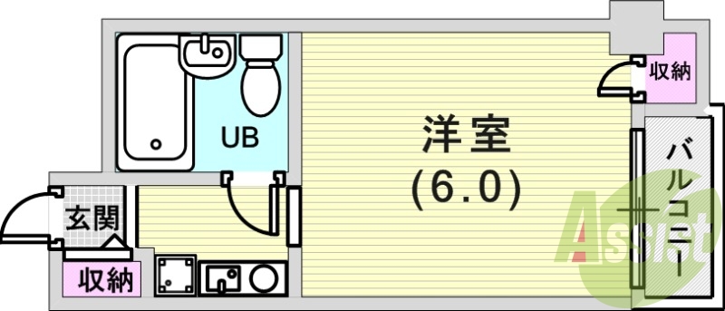 5階の間取り図