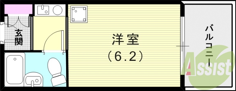 6階の間取り図
