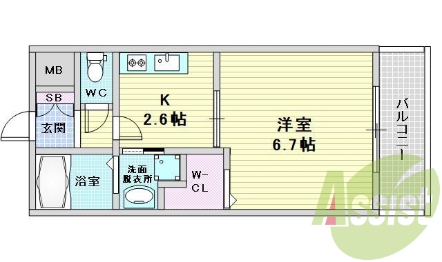大阪市北区大淀南。S-FORT福島LaLuna