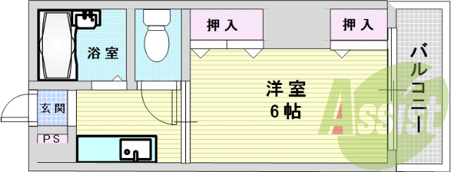 大阪市北区中崎西、グレイスフル中崎Ⅰ