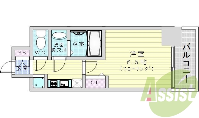 大阪市北区大淀北。プレサンス梅田北ディア
