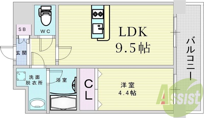 大阪市北区天満橋。プレサンス大阪天満リバーシア