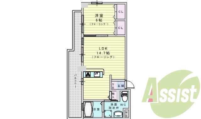 3階の間取り図