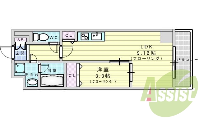 １IDK・エアコン・オートロック・宅配ロッカー・コンロ