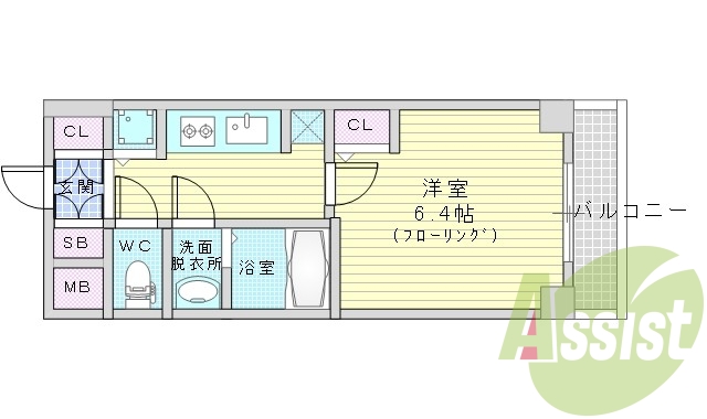 14階の間取り図