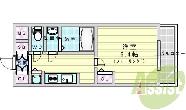 10階の間取り図
